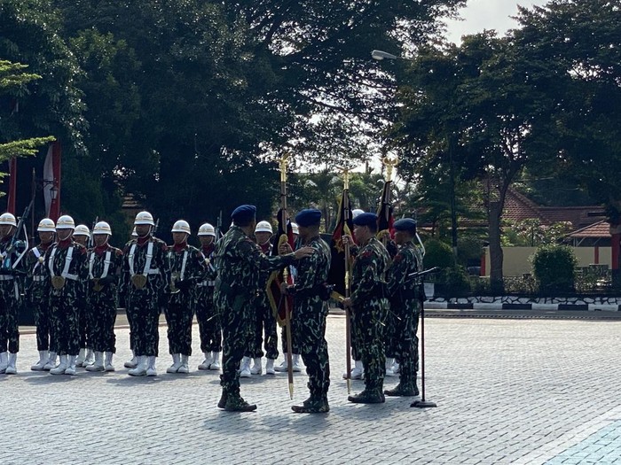 Pelantikan 3 danpas di Mako Brimob (Devi-detikcom)