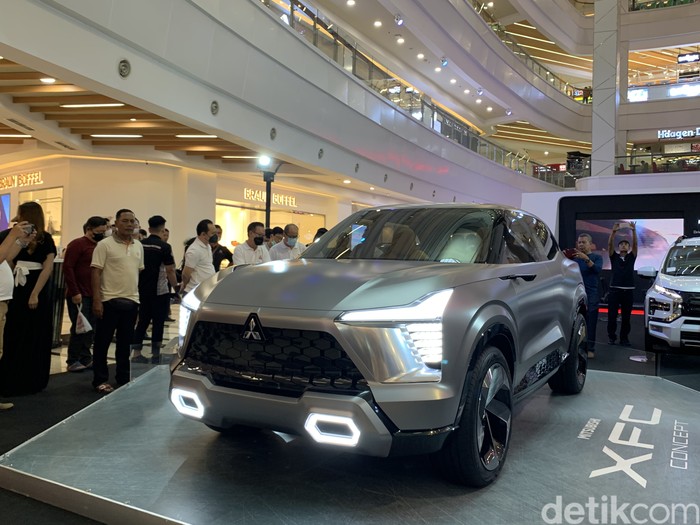 Penampakan mobil Mitsubishi XFC di Medan. (Kartika Sari/detikSumut)