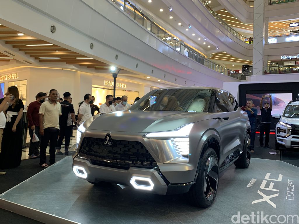 Penampakan mobil Mitsubishi XFC di Medan. (Kartika Sari/detikSumut)