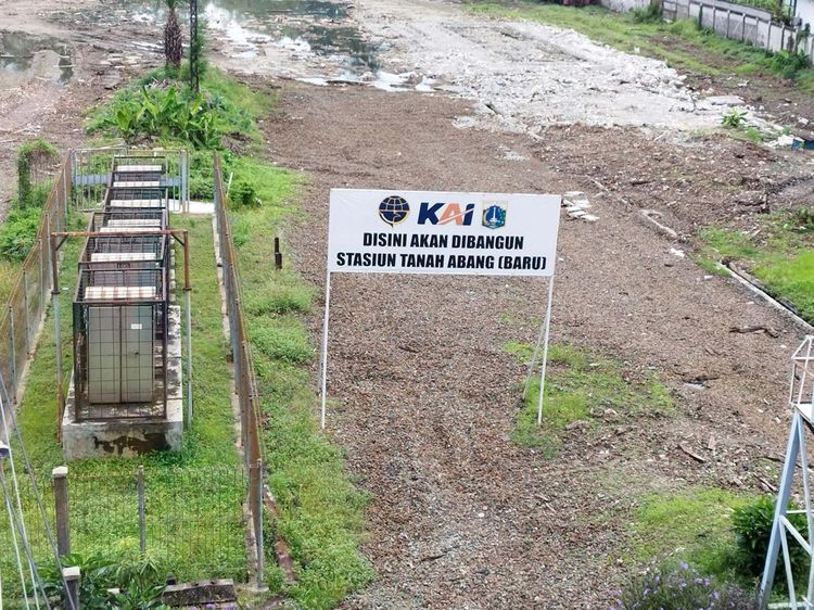 Penampakan Calon Lokasi Stasiun Tanah Abang Baru