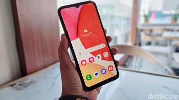 Galaxy A14 disokong dengan Exynos 850 yang dipadankan dengan RAM 6 GB dan ROM 128 GB. Foto: Adi Fida Rahman/detikINET