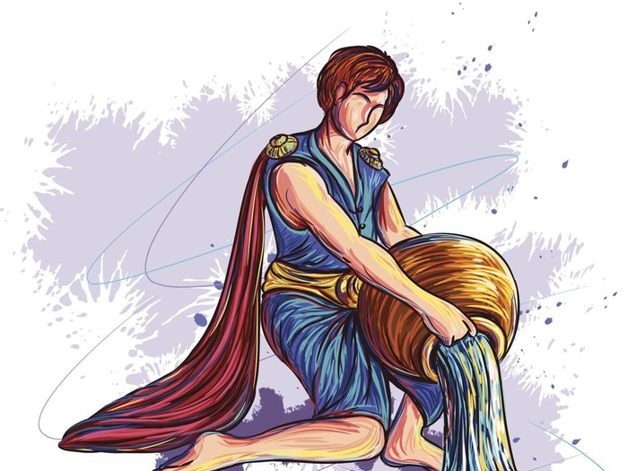 Sifat pria zodiak Aquarius. Foto: Getty Images/INDECcraft