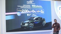 Dalam ajang Gaikindo Jakarta Autoweek ini, Mandiri Utama Finance, bersama dengan Bank Mandiri dan Bank Syariah Indonesia (BSI) memberikan penawaran khusus untuk nasabah Bank Mandiri dan juga nasabah BSI yang memiliki kebutuhan kendaraan.
