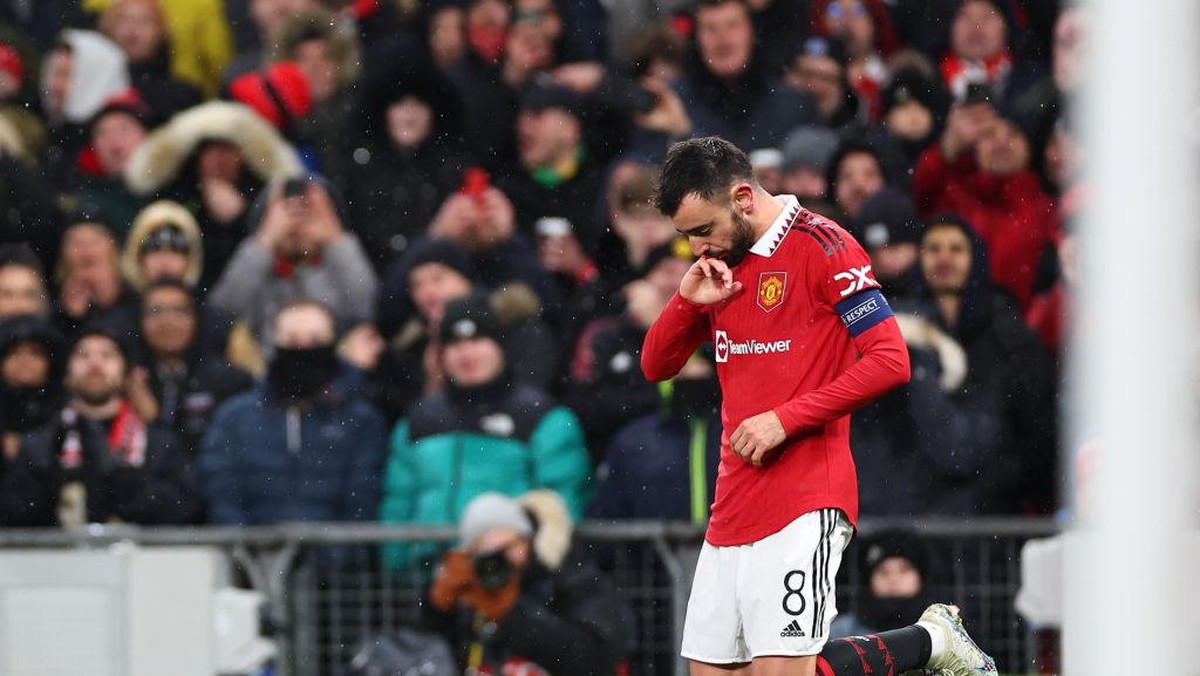 Bruno Fernandes diminta lebih kalem di lapangan (Getty Images/Robbie Jay Barratt - AMA)