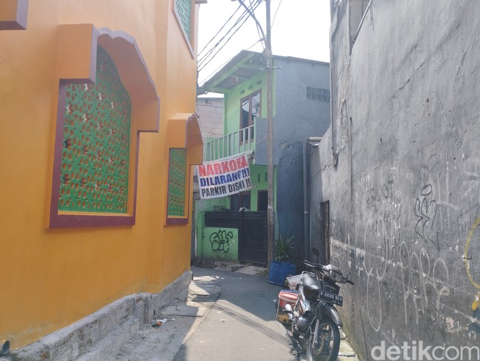Kampung Boncos di Palmerah, Jakarta Barat, 11 Maret 2023. (Brigitta Belia Permata Sari/detikcom)