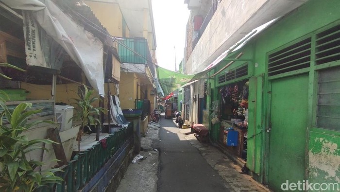 Kampung Boncos di Palmerah, Jakarta Barat, 11 Maret 2023. (Brigitta Belia Permata Sari/detikcom)