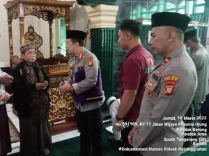 Polisi di Jaksel Sebar Pesan Kamtibmas dari Masjid ke Masjid