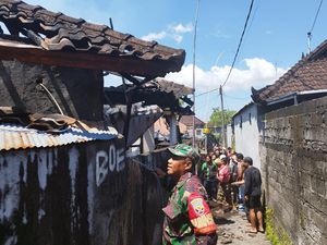 Rumah Warga di Denpasar Terbakar, Kerugian Capai Rp 226 Juta