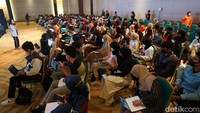 Try out dimulai sekitar pukul 09.00 WIB. Waktu try out selama 180 menit atau 3 jam. (Foto: Trisna Wulandari/detikcom)