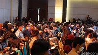 Try out SNBT detikEdu dihadiri siswa-siswa asal berbagai sekolah di Jabodetabek. Para siswa mendaftar ulang sejak pukul 08.00 WIB di Ballroom Kuningan City, Jakarta Selatan.. Foto: Lets Try It Out detikedu di Ballroom P7 Kuningan City (detikcom)