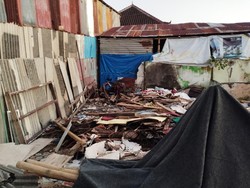 Salah satu warga yang ditemui detikBali di lokasi, mengatakan lahan tersebut sudah tidak terpakai sejak tahun lalu. Dulu lahan itu digunakan untuk mendirikan rumah bedeng, namun akhirnya dibongkar. Foto: Nuranda Indrajaya/detikBali 