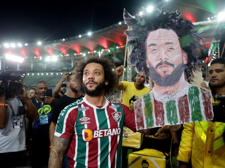 Foto: Marcelo Pulang Kampung, 30 Ribu Fans Sambut di Maracana