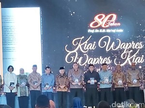 Ultah Ke-80, Maruf Amin Luncurkan Buku Kiai Wapres, Wapres Kiai
