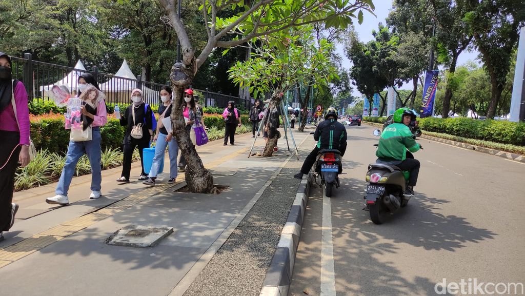 Ojol dilarang masuk ke kawasan GBK selama konser BLACKPINK.
