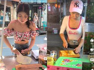 Tak Modal Tampang! Penjual Martabak Cantik Ini Juga Gesit