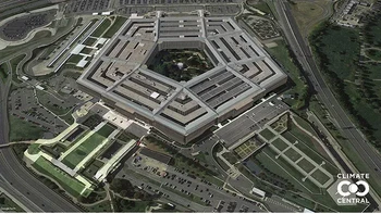 Pentagon, Washington Dc, District Of Columbia, Amerika Serikat Foto: Climatecentral.org