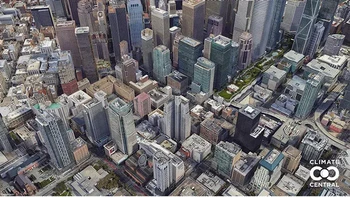 Pusat Kota San Francisco, California, Amerika Serikat Foto: Climatecentral.org