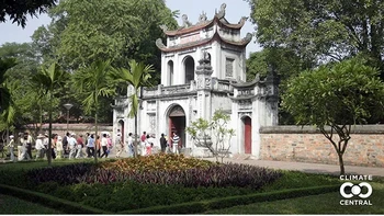 Kuil Sastra, Hanoi, Vietnam Foto: Climatecentral.org