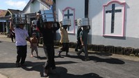 Menurut warga setempat, Sadranan di Desa Sukabumi diperkirakan sudah ada sejak sekitar tahun 1.500.