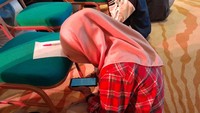 Tahun ini, para siswa akan menjalani SNBT dengan tes skolastik yang mengukur potensi kognitif, penalaran matematika, literasi dalam bahasa Indonesia, dan literasi dalam bahasa Inggris. Foto: Try out SNBT detikEdu Lets Try It Out (Trisna Wulandari/detikcom)
