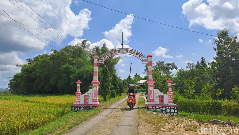 Dusun Ngawu yang berada di Desa Boto, Kecamatan Baturetno, Wonogiri.