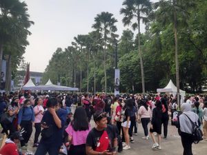Kondisi GBK Jelang Konser BLACKPINK Hari Kedua