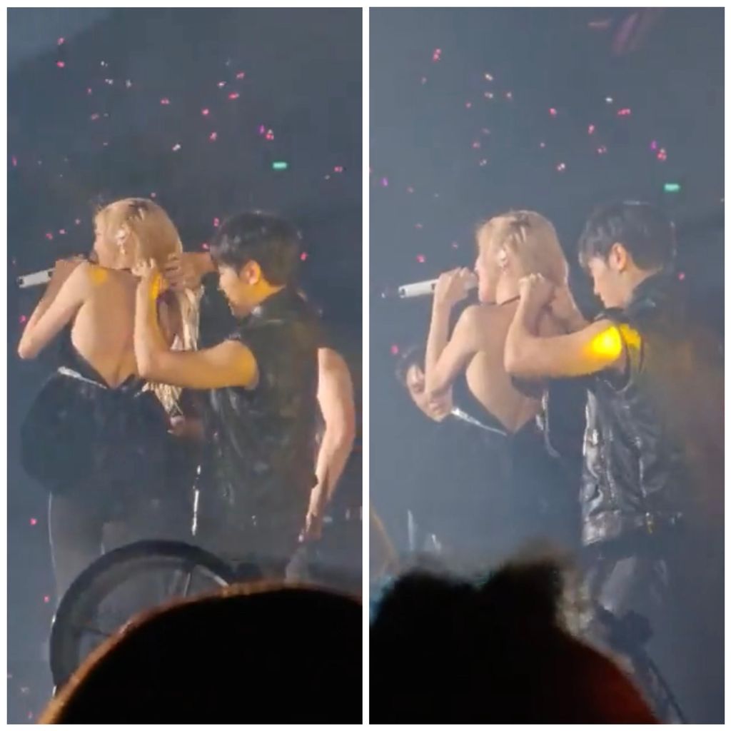 Insiden tali baju Rose BLACKPINK terlepas saat konser di Jakarta