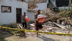 Kondisi Rumah yang Hancur Akibat Ledakan Petasan di Malang
