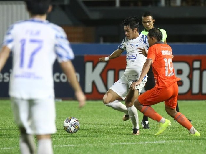 Laga tandang PSIS Semarang melawan tuan rumah Borneo FC di Stadion Segiri Samarinda, Minggu (12/3/2023).