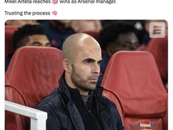 Meme Arsenal Kokoh di Puncak, Arteta 100 Kali Menang