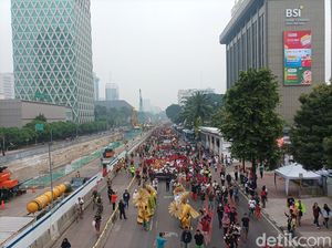 Ogoh-ogoh Sita Perhatian di CFD Jakarta!