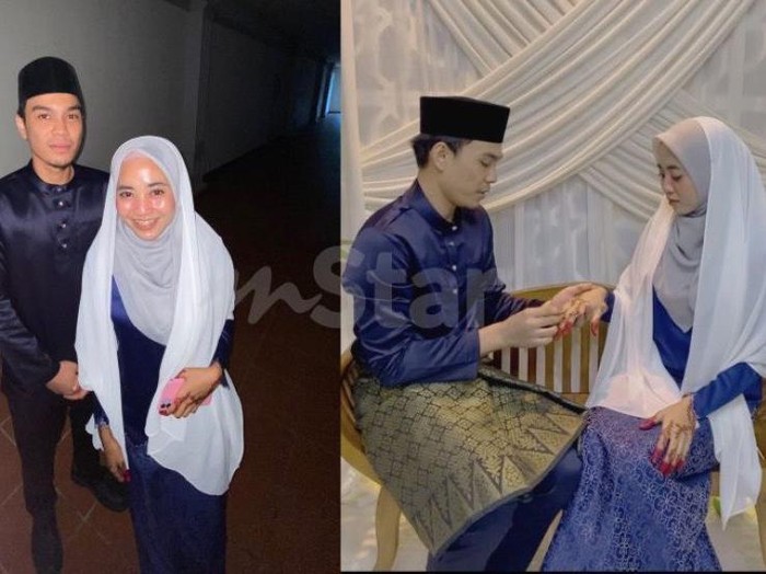 Pasangan viral di media sosial, pengantin wanita ini makeup sendiri dan pakai baju lama saat hari pernikahan.