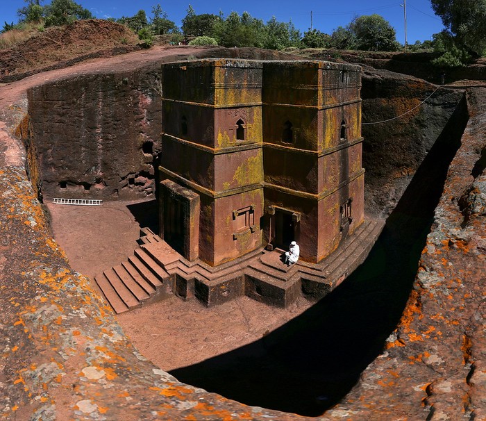Peninggalan arsitektur Afrika.