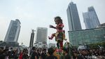 Pawai Ogoh-ogoh Semarakkan CFD di Bundaran HI