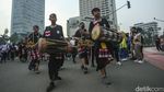 Pawai Ogoh-ogoh Semarakkan CFD di Bundaran HI