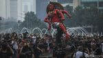 Pawai Ogoh-ogoh Semarakkan CFD di Bundaran HI