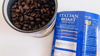 Kopi yang digunakan bisa apa saja. Toppingnya juga bisa disesuaikan dengan keinginan. Salah satunya kopi Italian Roast Kaldi yang cukup pahit dan tidak terlalu asam. Foto: soranews24.com