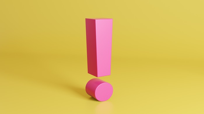Exclamation mark background