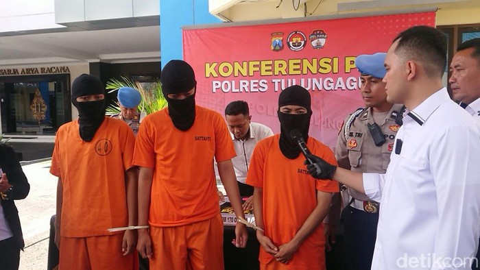 3 dari 7 pesilat yang ditangkap di Tulungagung