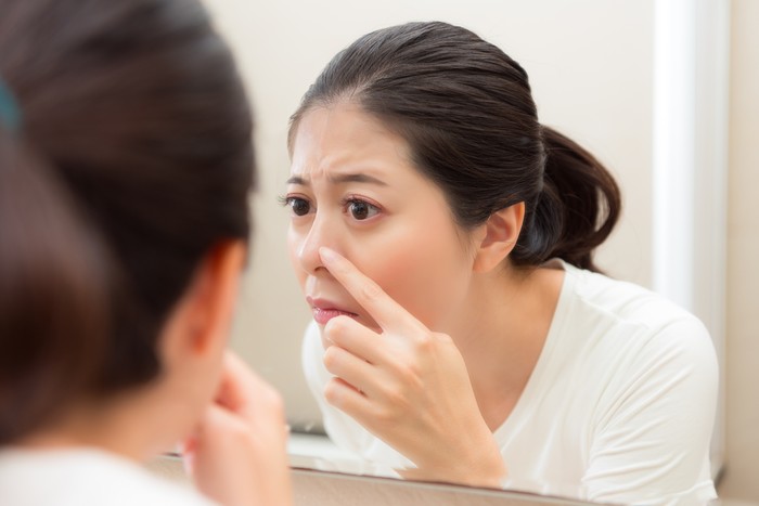 Arti jerawat di hidung. Foto: Getty Images/iStockphoto/PRImageFactory Arti jerawat di hidung. Foto: Getty Images/iStockphoto/PRImageFactory