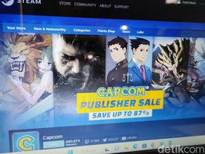Capcom Kasih Diskon Game di Steam, Potongan Harga Hingga 87%