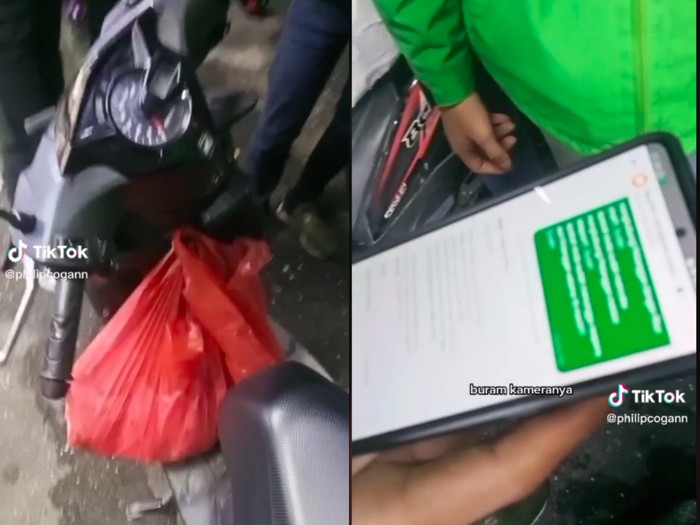 Driver ojol kena orderan fitkif