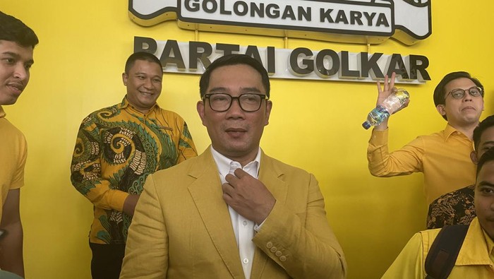 Gubernur Jabar sekaligus Waketum Partai Golkar Ridwan Kamil.