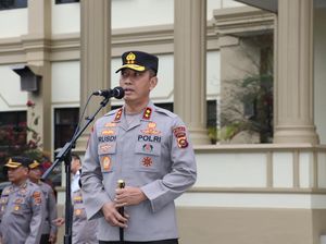 Sudah Pulih, Kapolda Jambi Berkantor Lagi dan Pimpin Apel