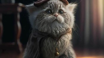 Professor Albus Dumbledore Kitty. Foto: Boredpanda/Dreams AI