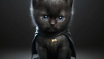 Batman Kitty. Foto: Boredpanda/Dreams AI