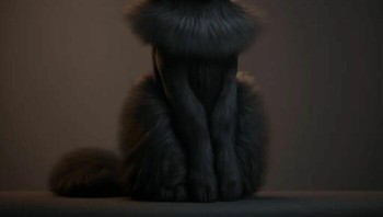 Morticia Addams Kitty. Foto: Boredpanda/Dreams AI