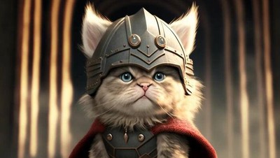 Gemas! Ketika Kucing Jadi Animasi Thor hingga Harry Potter