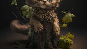 Groot Kitty. Foto: Boredpanda/Dreams AI