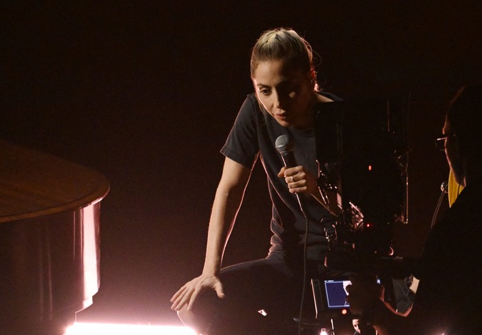US actress-singer Lady Gaga performs 
